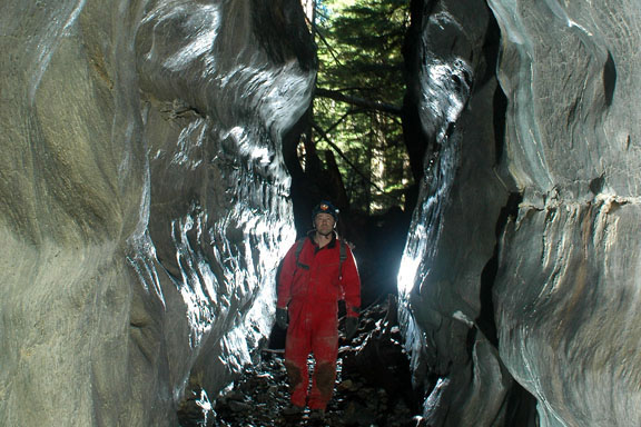 Fallen Giant Cave in Tahsis
