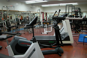 Fitness Room at the Tahsis Recreation Centre